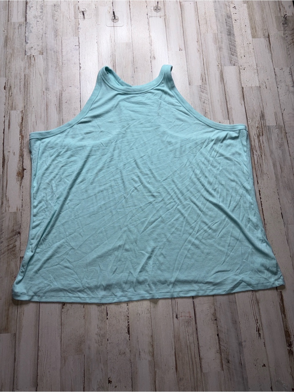 Old Navy First Layer  Mint Blue Green Scoop Neck Tank Top Size 4X